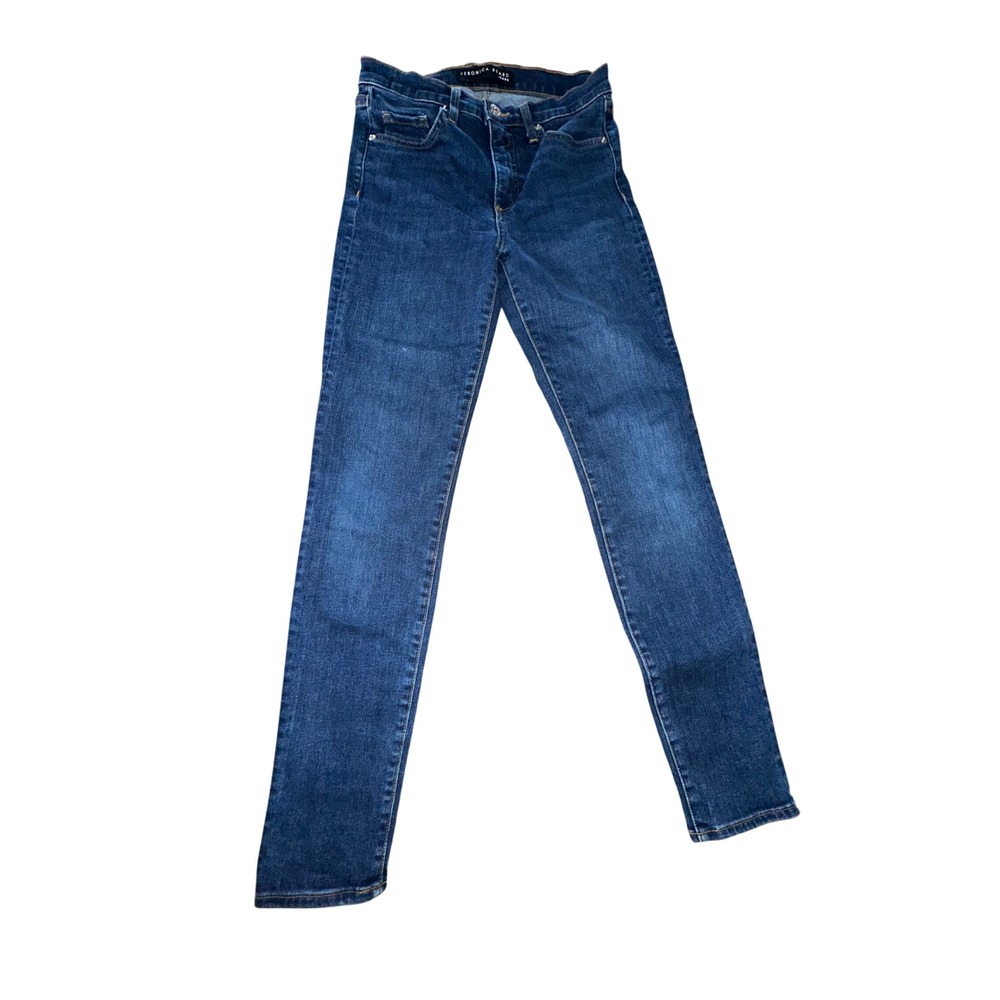 Veronica Beard Jeans Mineral Blue Skinny Denim J19114850426MB Made in USA 26/2